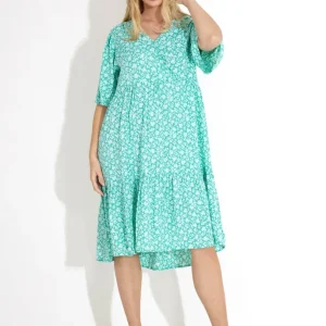 EDITH KLÄNNING – Green flwr EDITH KLÄNNING – Green flwr