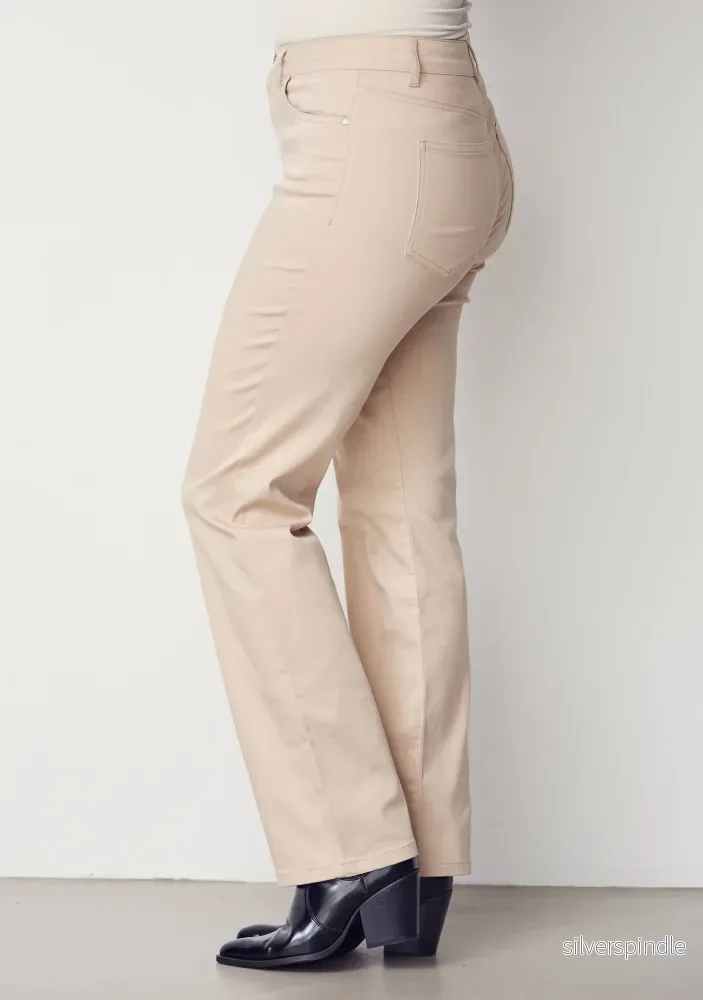 Isay Long Straight Pant - Sand - Bild 2