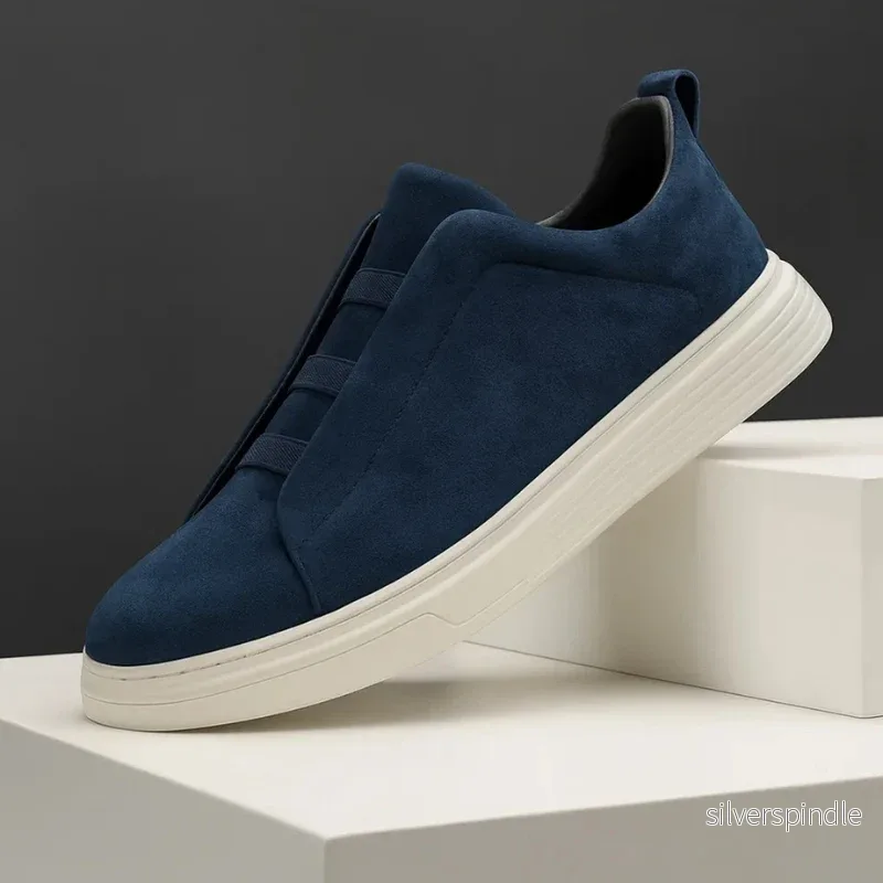Ethan | Stretchiga Lågprofilerade Sneakers Med Vadderad Innersula - Bild 3