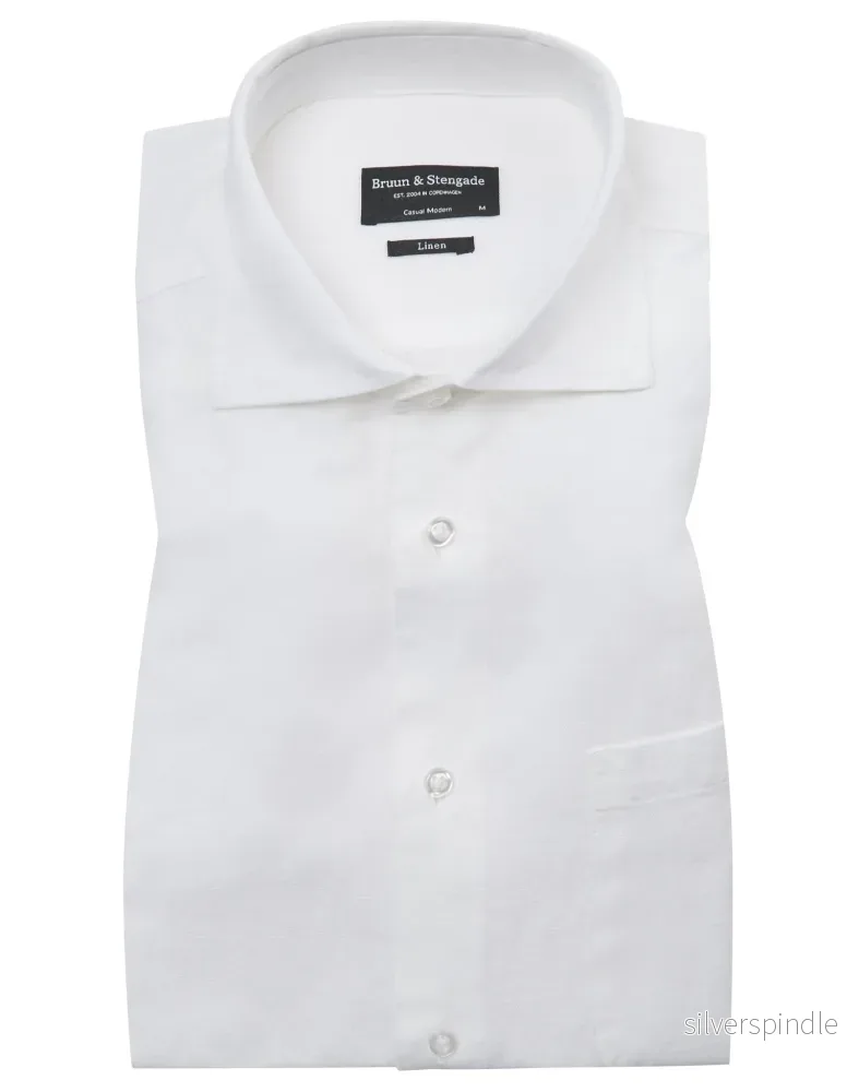 BS Daniel Casual Modern Fit Skjorta - White