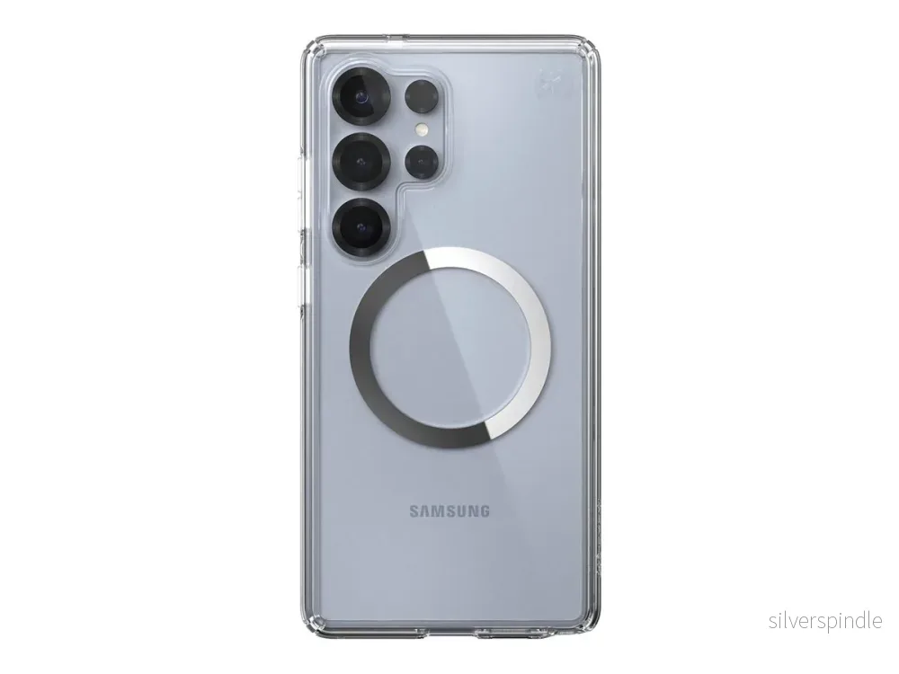 Speck Presidio Grip Skal Samsung S25 Ultra Qi2 Magnet – Transparent - Bild 2