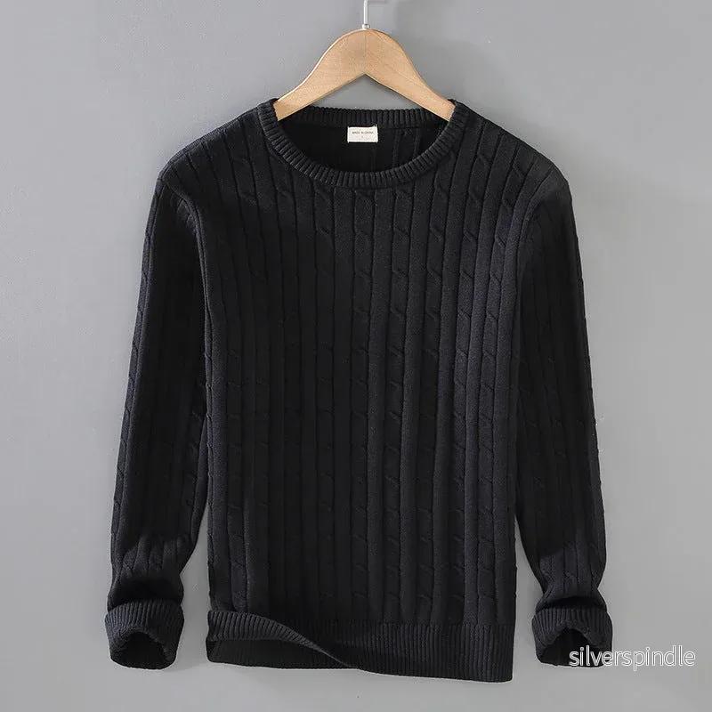Liam | Tjock Slim Fit Vinterpullover med Twiststickning - Bild 2