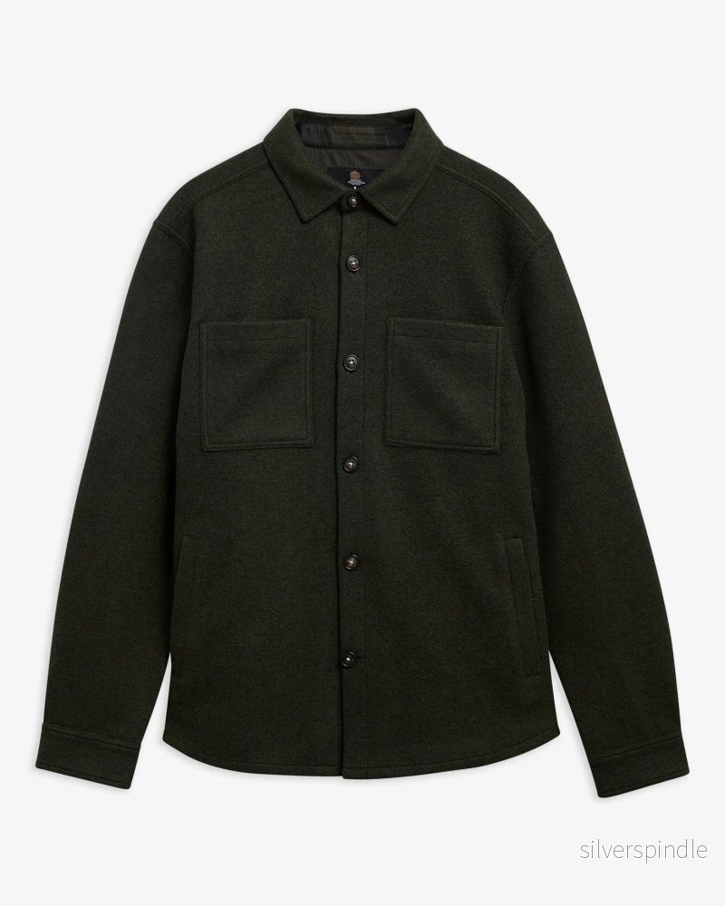 Barbour Marlow TS Wool Blend Overshirt Sage - Bild 2