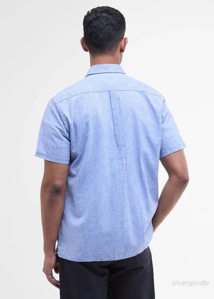 Barbour Nelsson SS Summer Shirt Blue - Bild 2