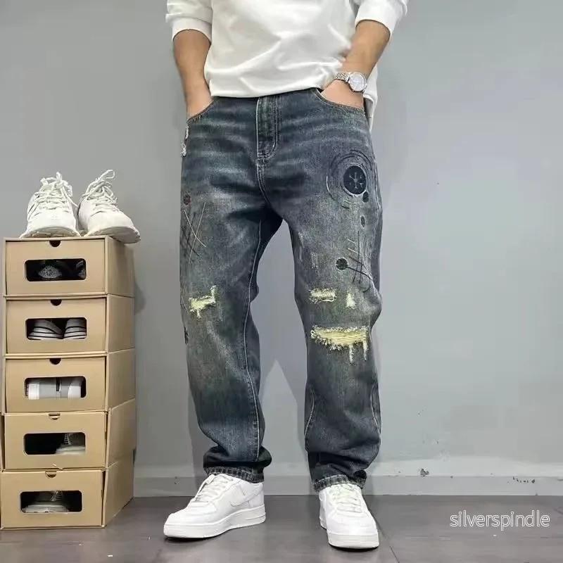 Ethan | Avslappnad Distressed Herr Jeans Ethan | Avslappnad Distressed Herr Jeans