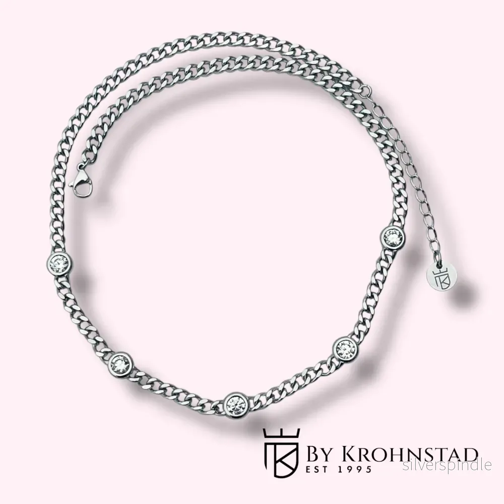 Sparkle Choker silver