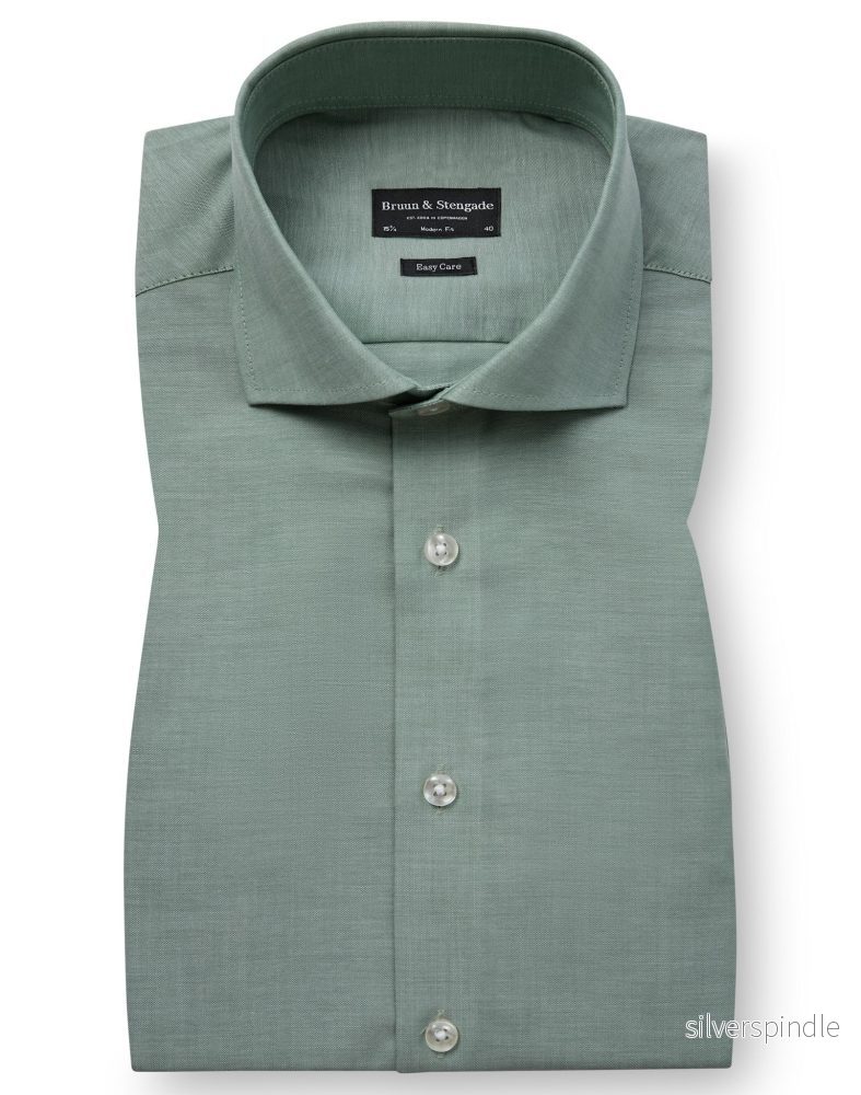 BS Striek Modern Fit Skjorta - Green