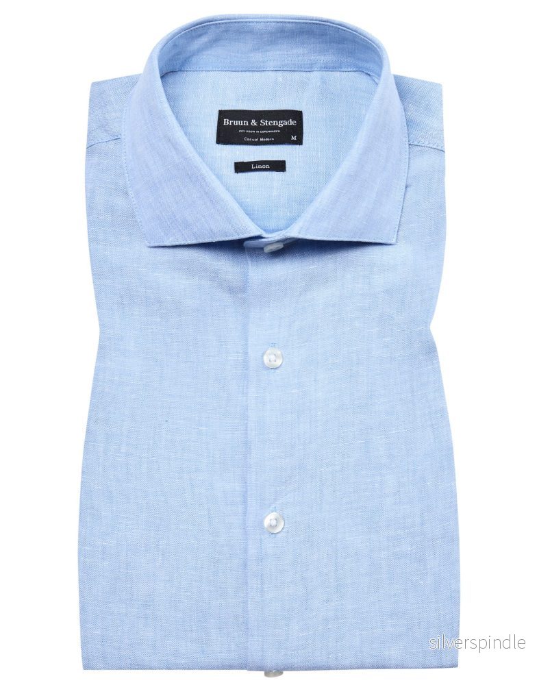 BS Bilbao Casual Modern Fit Skjorta – Light Blue