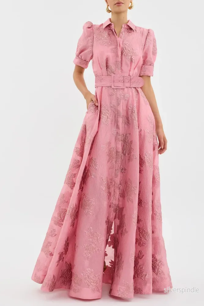 Sofia | Elegant Puffärmad Klänning för Fest och Bröllop - Bild 2