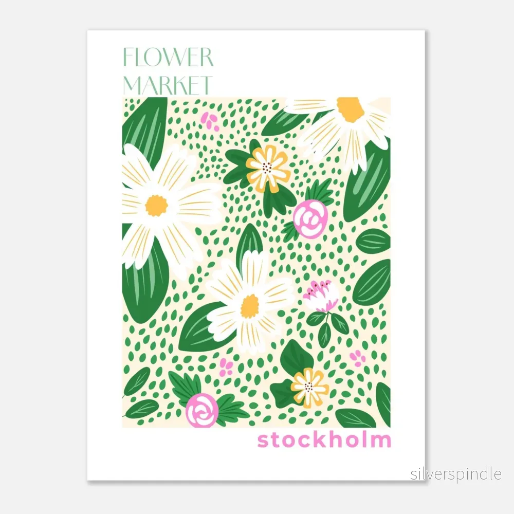 Blomsterposter Stockholm Grafisk - Bild 2