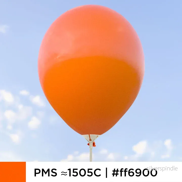 Orange ballonger 28 cm - 100-pack - Bild 3