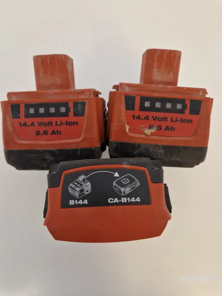 HILTI batterier + adapter till laddare - Bild 3