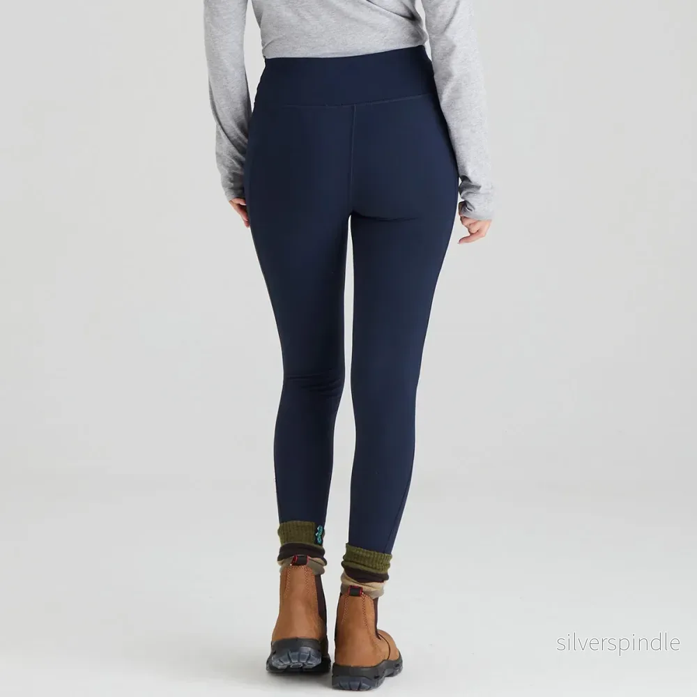 Mia | Slim Fit Mellanvikt Leggings med Dragsko och Fickor - Bild 3