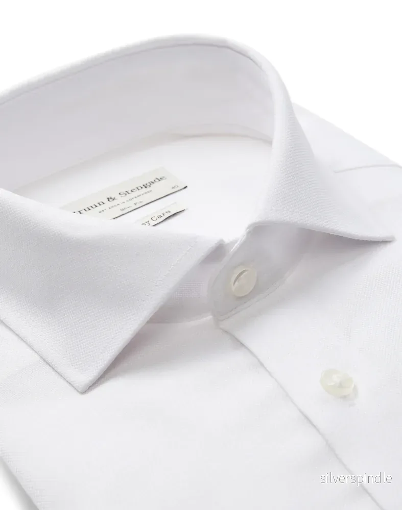 BS Buric Slim Fit Skjorta - White - Bild 2