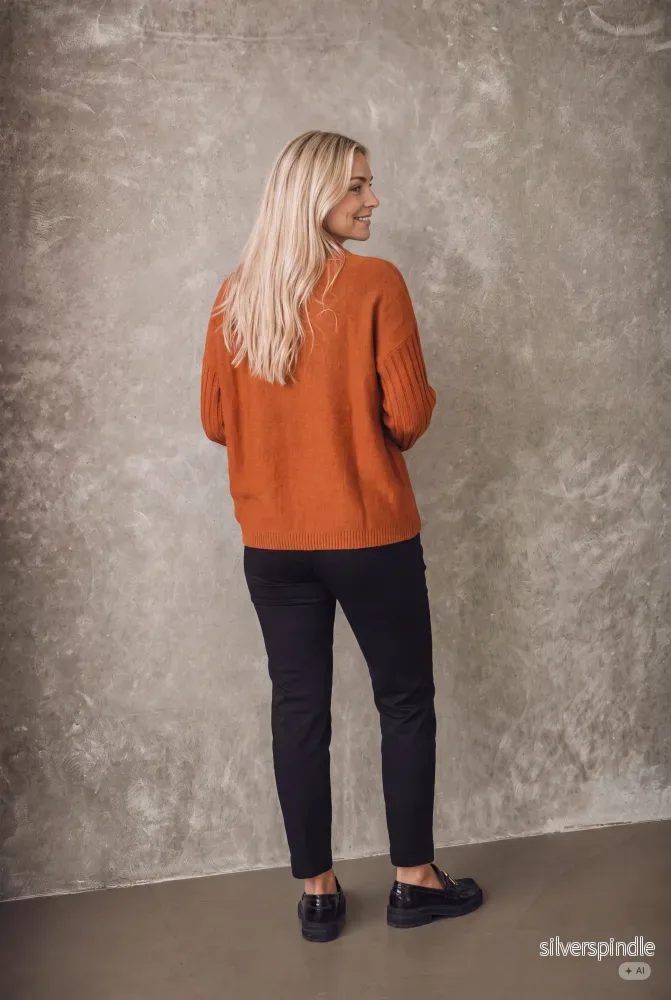 Kaddy Knit Pullover - Autumn Orange - Bild 2