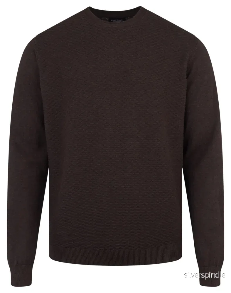 BS Chang Regular Fit Tröja – Dark Brown BS Chang Regular Fit Tröja – Dark Brown
