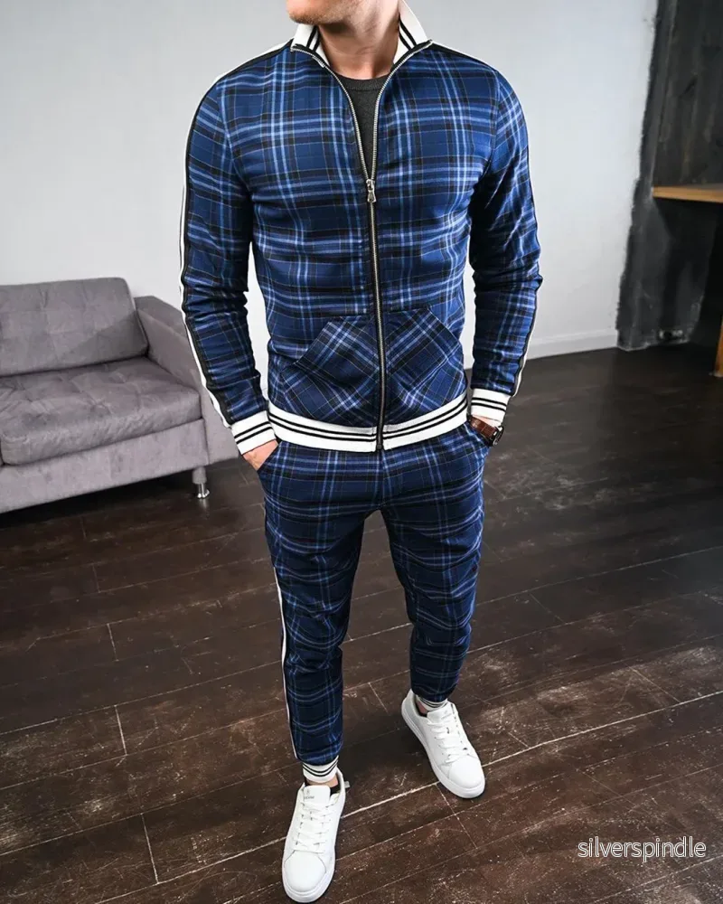 Ethan | Mångsidig Långärmad Sportset för Herrar i Plusstorlek - Bild 3