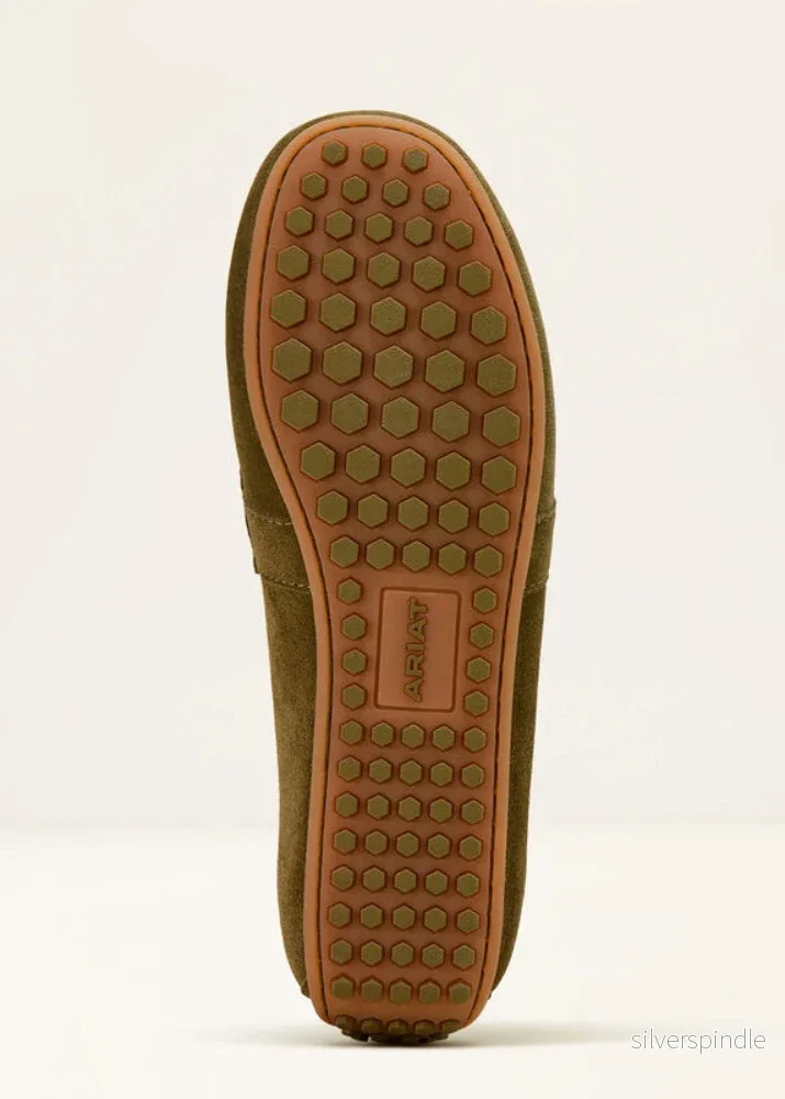 Ariat Selene Driving Moc Dark Olive Suede - Bild 2