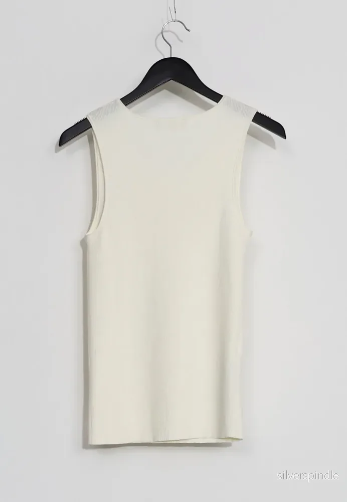 VISCOSE STRETCH TOP - Vit - Bild 2