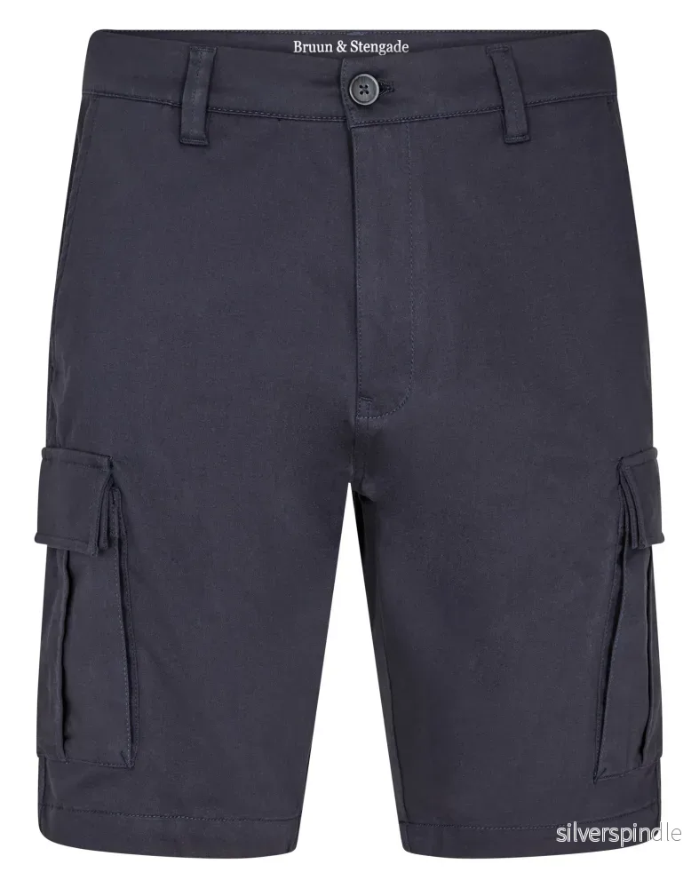 BS Adrian Regular Fit Shorts - Marinblå