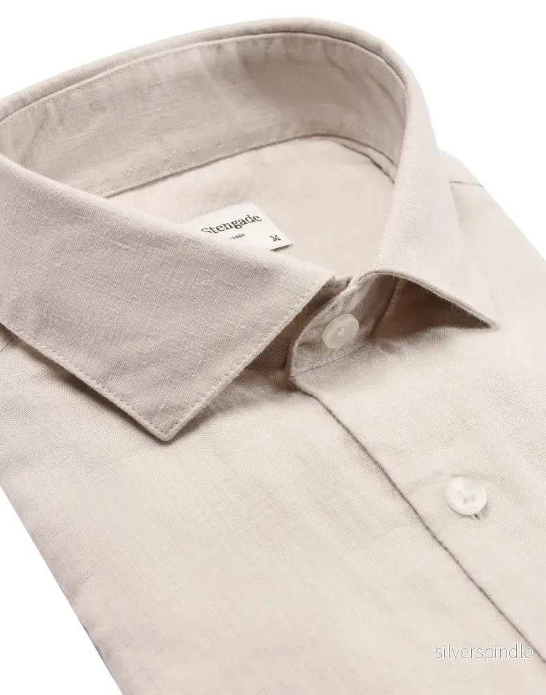 BS Sevilla Casual Slim Fit Skjorta - Sand - Bild 2