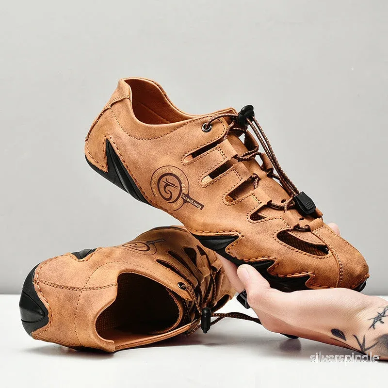 Ethan | Ventilerande Bekväma Herr Sandaler Med Elastiskt Band - Bild 2