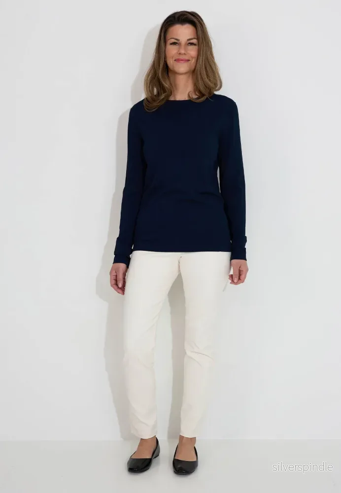 AUBENAS SWEATER – Marinblå AUBENAS SWEATER – Marinblå