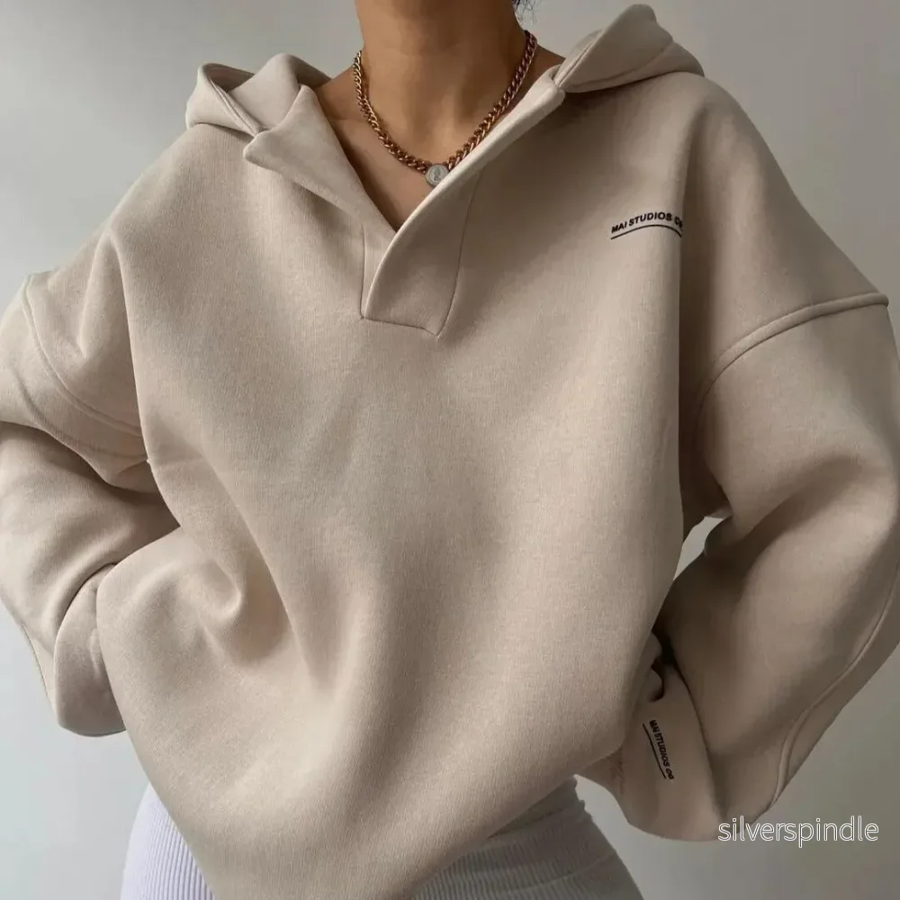 Mason | Avslappnad Oversized Hoodie Med Huva - Bild 2