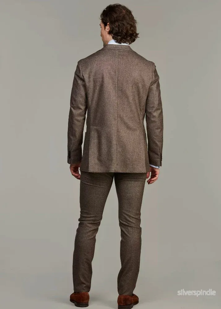 Hansen & Jacob Meranso Soft Tailored Blazer Brown - Bild 3