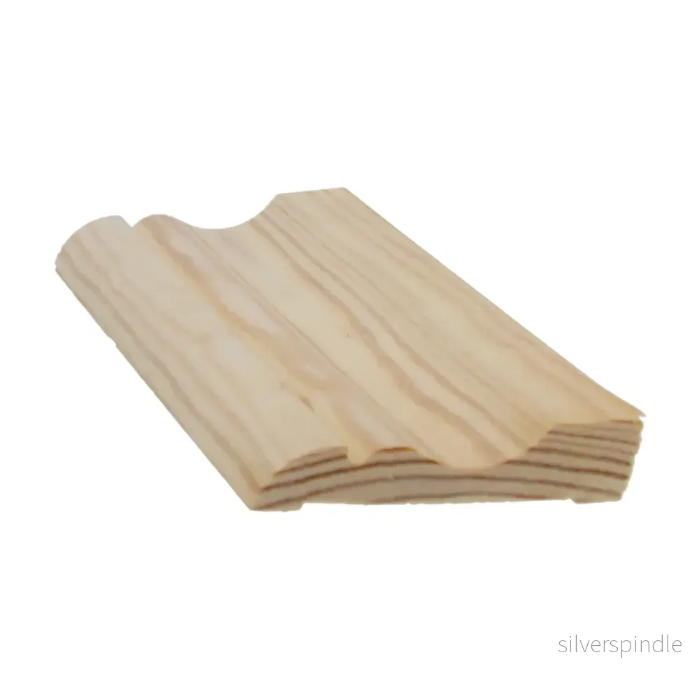 Golvlist Dekoration 15x69x3300, Furu, Obehandlad