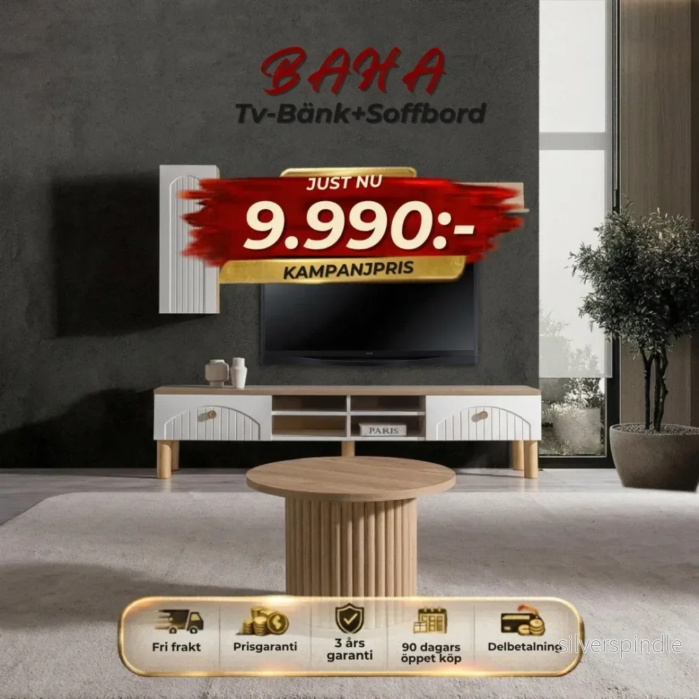 Baha Tv-Bänk+Soffbord - Bild 2