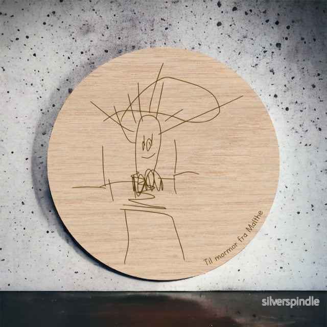 Graverad ritning, plåt