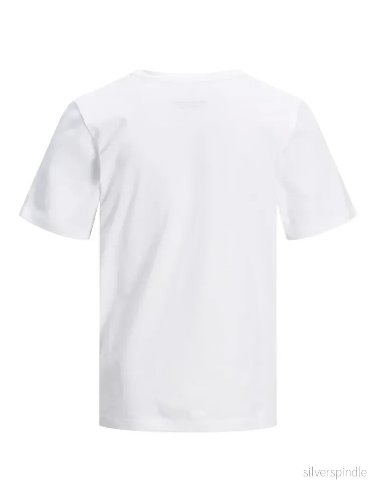 Vit kortärmad t-shirt - Bild 3