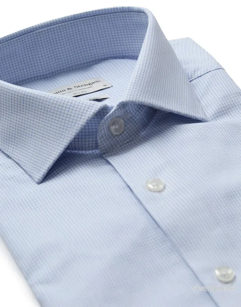 BS Troy Slim Fit Skjorta - White - Bild 2