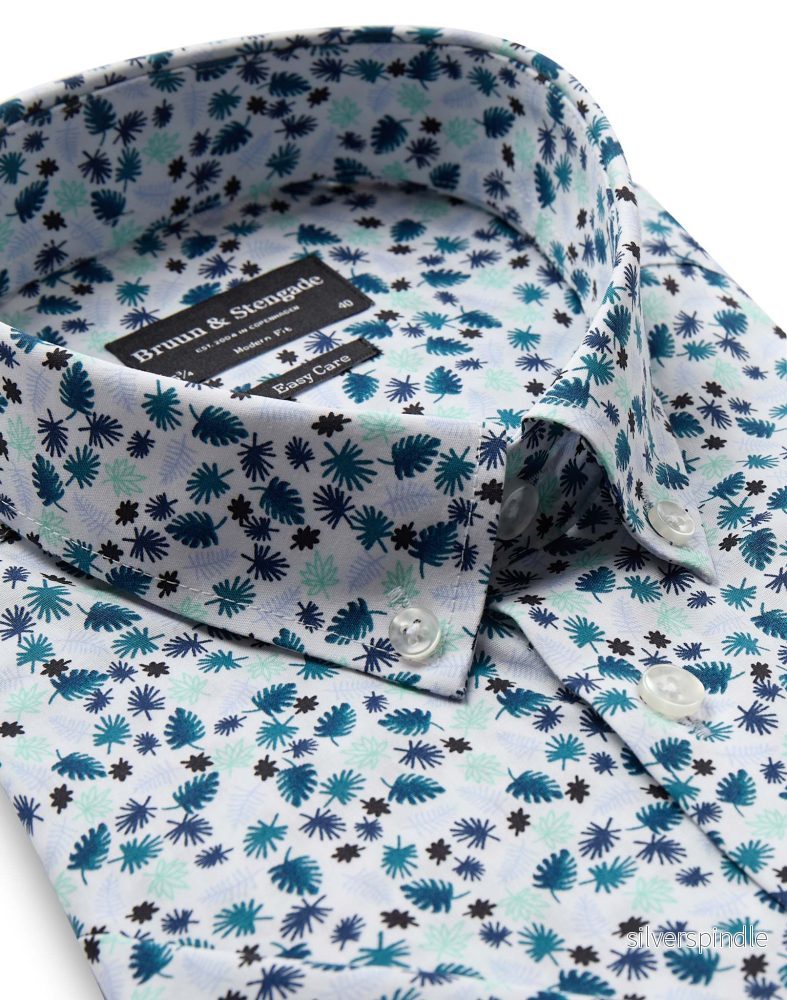 BS Bagnis Modern Fit Skjorta - Green - Bild 2