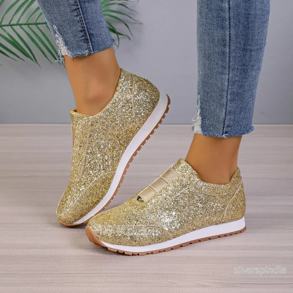 Emma | Glittrande Bekväma Slip-On-Skor - Bild 2