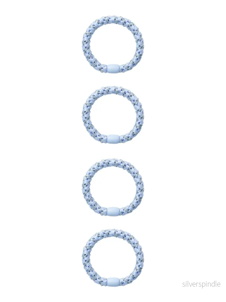 4-Pack Hårsnoddar Blå - Bild 2