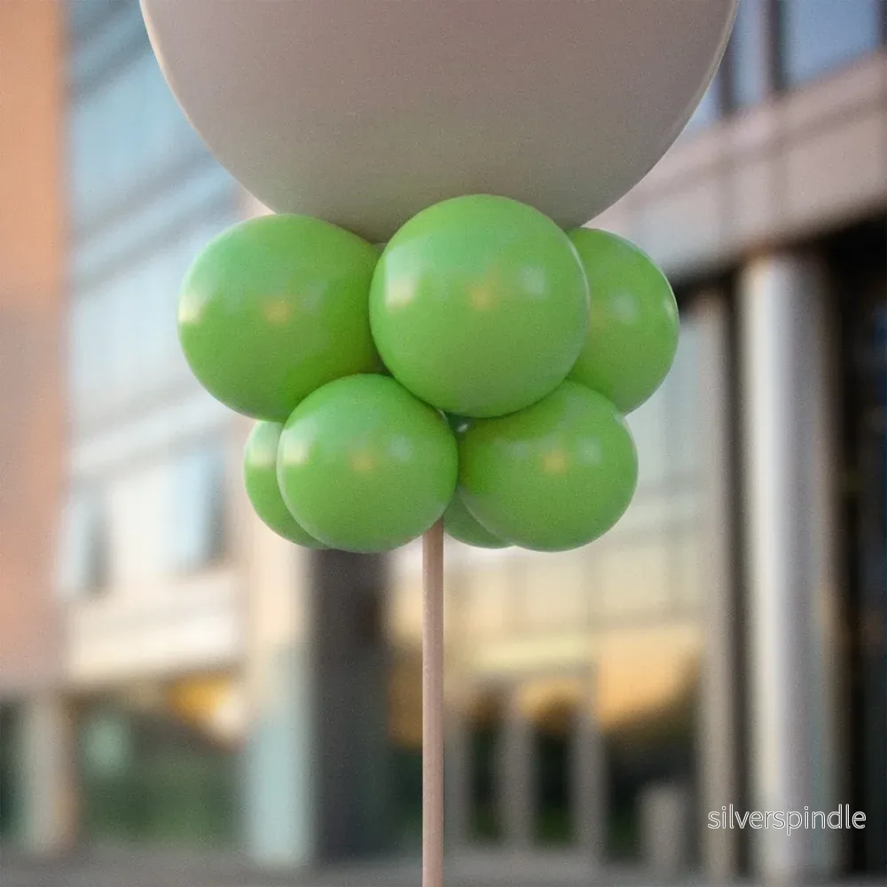 Äppelgröna ballongknippen 28 cm – 10-pack Äppelgröna ballongknippen 28 cm – 10-pack