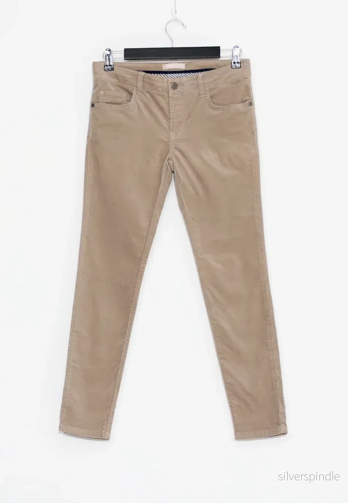 VELVET TROUSERS BYXOR – Ljusbrun VELVET TROUSERS BYXOR – Ljusbrun