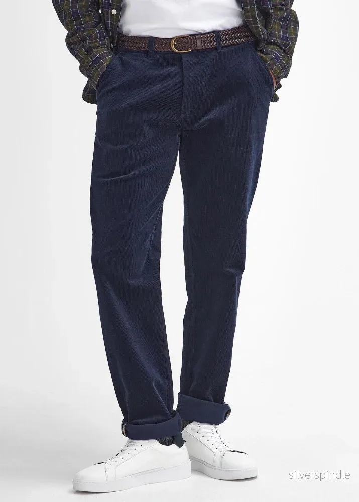 Barbour Stretch Cord Trouser Navy