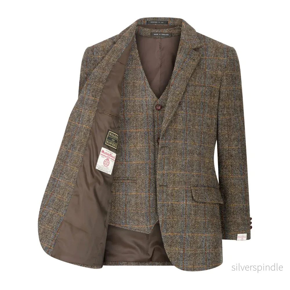 Walker & Hawkes Blakemore Clinton Brown – Harris Tweed kavaj Walker & Hawkes Blakemore Clinton Brown – Harris Tweed kavaj