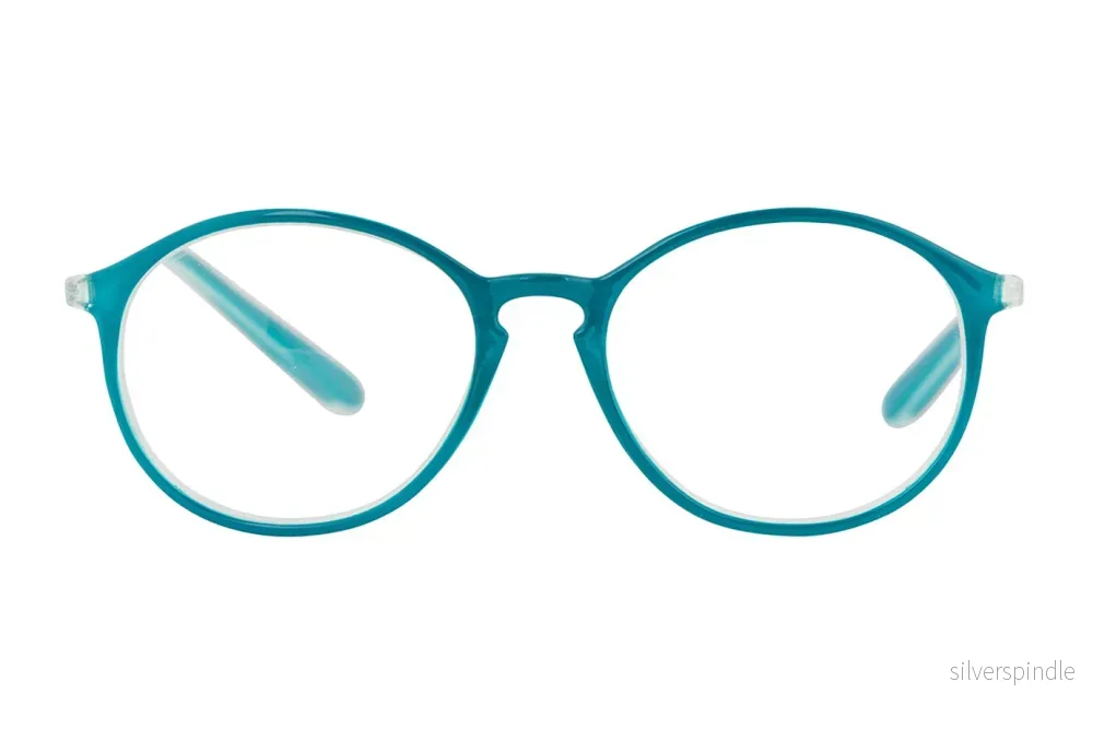 PAULINE transp. d petrol Reading Glasses SALE
