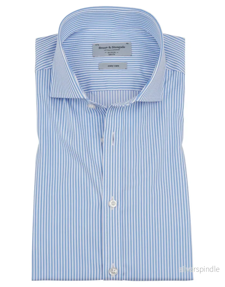 BS Pepper Super Slim Fit Skjorta – Light Blue