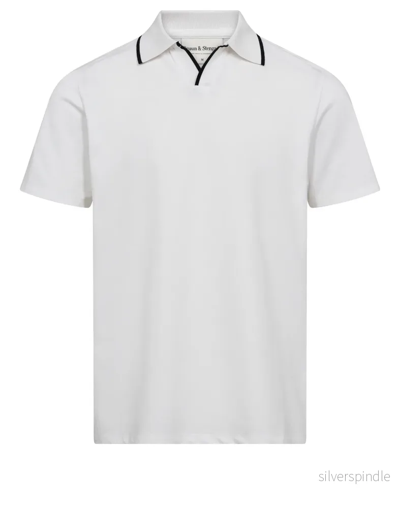 BS Syros Regular Fit Pikétröja - White