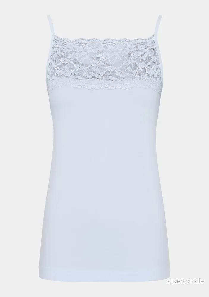 Nilla Wide Lace Top – Light Blue Nilla Wide Lace Top – Light Blue
