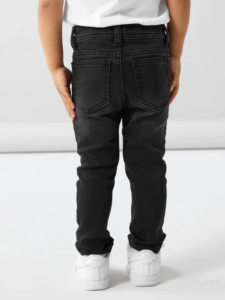 Svart Jeans Slim Fit - Bild 2