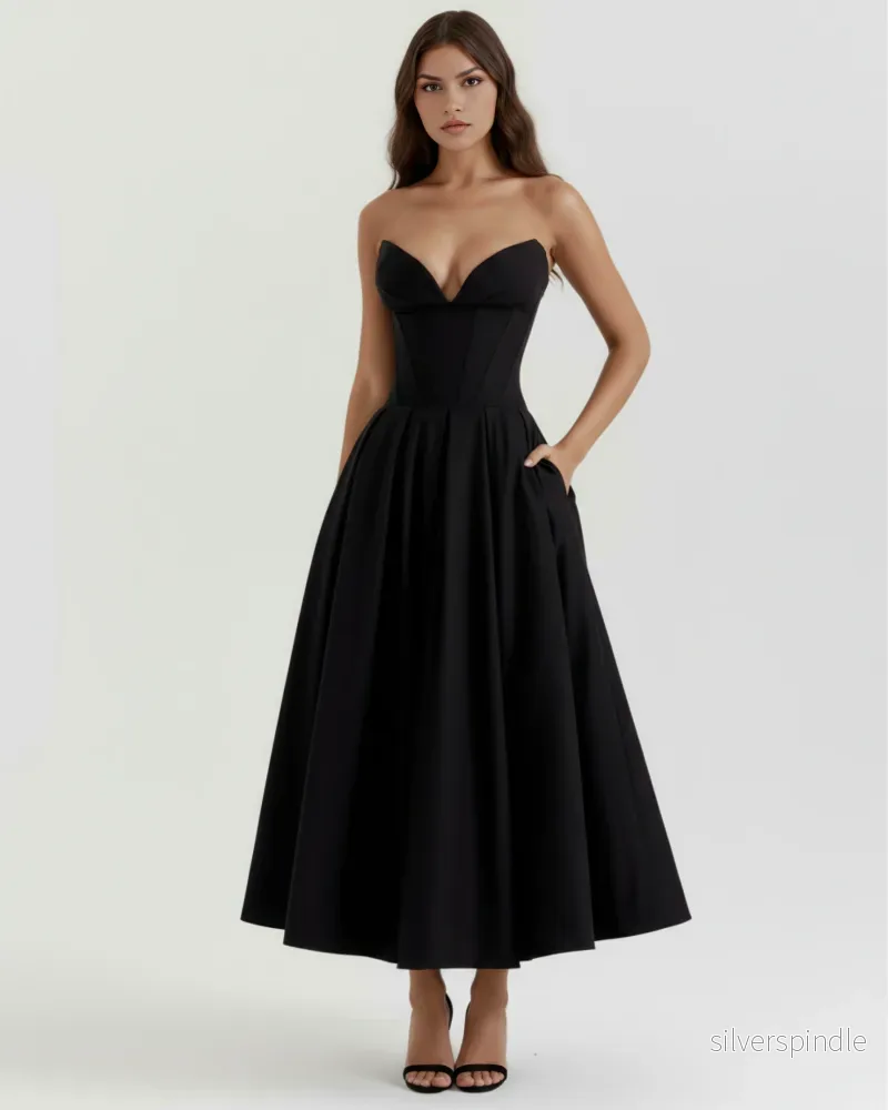 Ella | Elegant Feminin Klänning - Bild 3