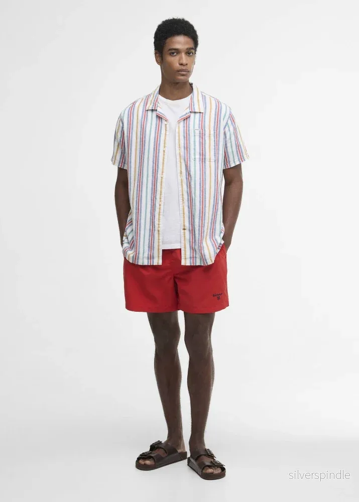Barbour Staple Logo Swim Short LAVA