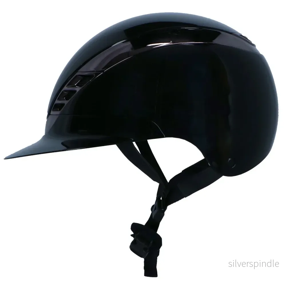 Pikeur ABUS Airluxe Chrome Long Vizor Shiny Black - Bild 2