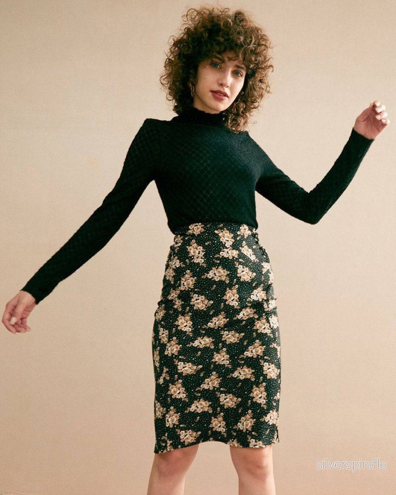 Olivia | Elegant Genomskinlig Stickad Topp - Bild 2